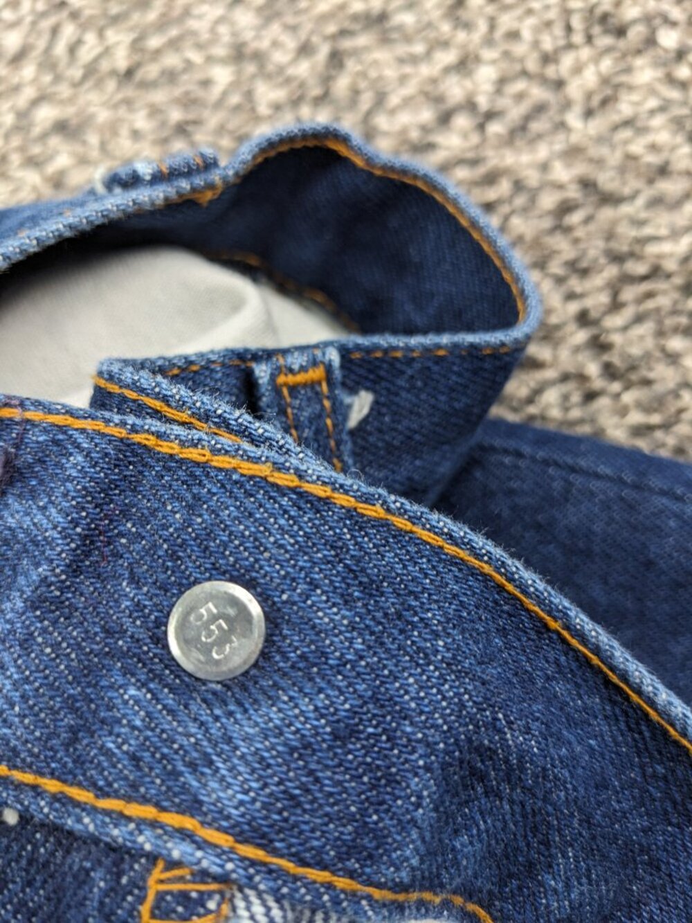 Vintage 80s Levis 720 Jeans 28x34 High Rise Dark Wash Student Fit 1982 USA Made - Picture 5 of 13